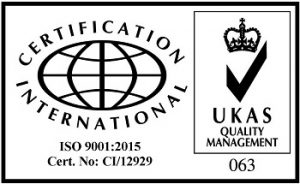 ISO9001:2015 quality standard. 